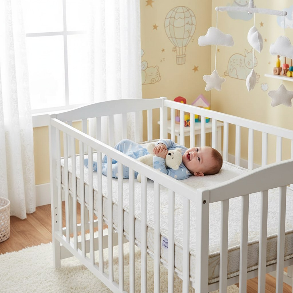 Colchão de berço Ortobom Baby — firme, seguro e higiênico